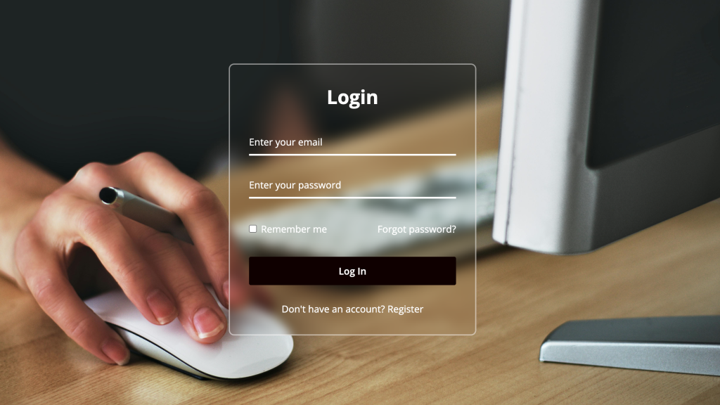 How to Creating a Glassmorphism Login Form with HTML and CSS