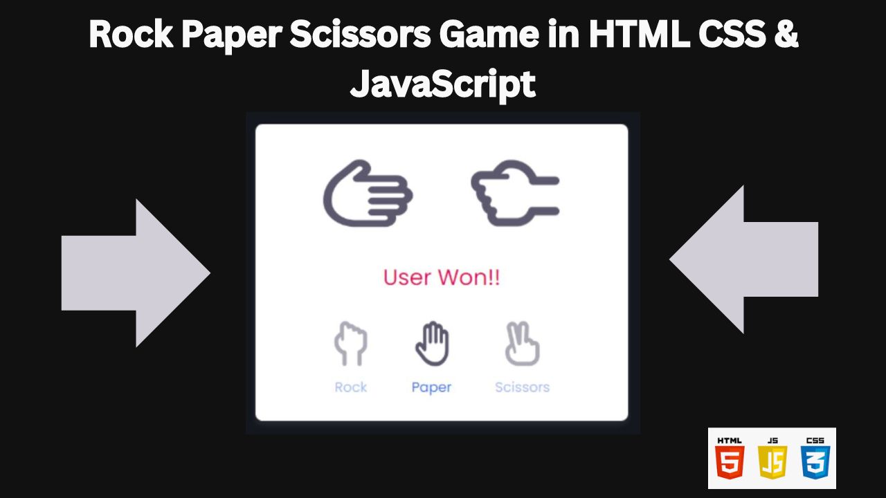 Step-by-Step Guide: How to Build a Rock Paper Scissors Game Using HTML, CSS, and JavaScript