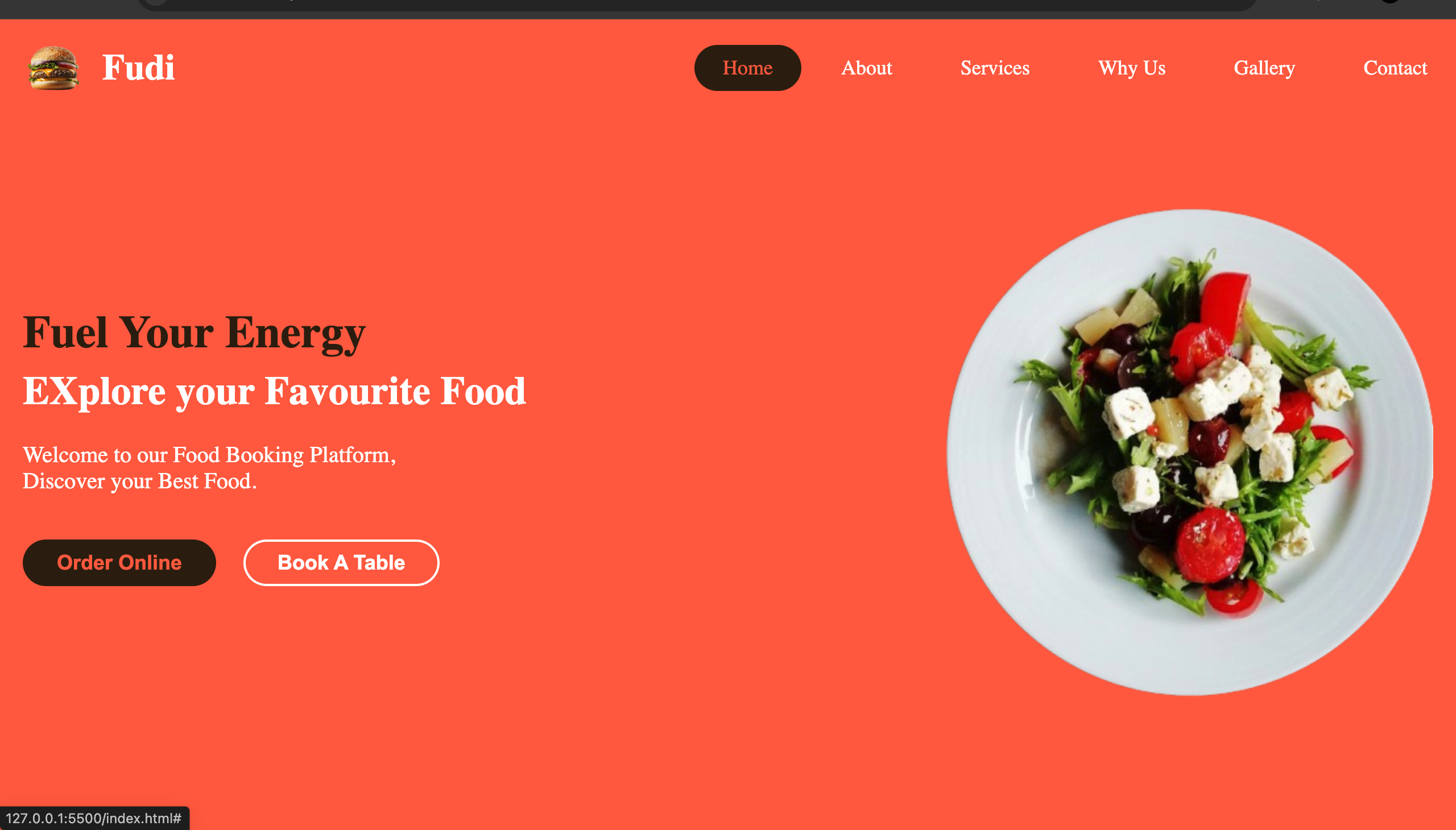 How To Create A Responsive Food Ordering Website Using HTML and CSS